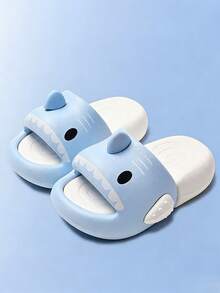 Summer Kids' Shark Non-Slip Bathroom Slippers/Sandals For Boys And Girls - Blue - View 5