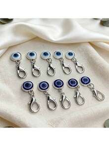 邪眼钥匙扣吊坠 - 男女通用幸运符，附赠独特励志卡片，适合作为生日、婚礼、情人节和毕业礼物 - 彩色 - 查看 17