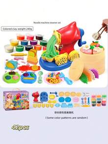 兒童黏土套裝，柔軟易塑形，不易快速乾燥，激發創意，小麥粉材質，罐裝，附多種配件，適合DIY手工，花束套裝可書寫祝福，教育玩具，適合返校季、學校專題、居家娛樂與親子互動，適合節日或生日、返校季、母親節、聖誕禮物（使用後請密封，附彩色收納盒，最佳禮物選擇）Pinch Nie Le - 彩色 - 查看 10