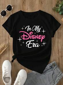 Disney Women T-Shirts - 黑色 - 查看 1