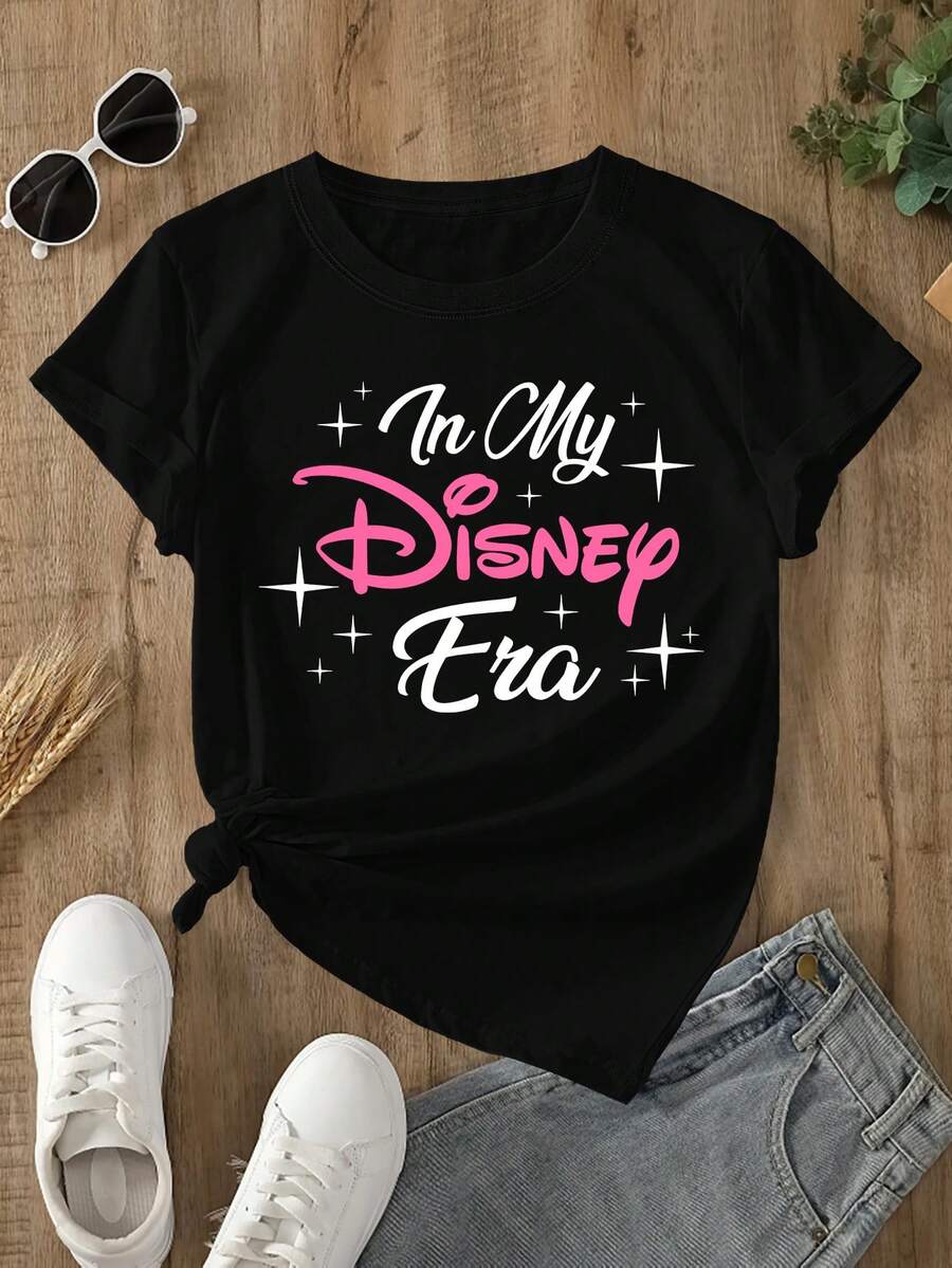 Disney Women T-Shirts - 黑色 - 查看 1