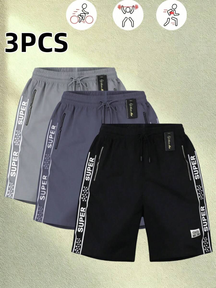 Plus Size Shorts - 3PCS1 - View 1