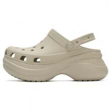 Crocs 镂空木屐 女士沙滩运动木屐凉鞋，夏季 - 乳白 - 查看 13