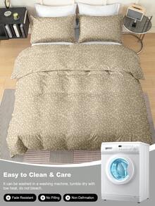 Bộ ga trải giường họa tiết da báo 3 món được làm từ chất liệu sợi siêu mịn cao cấp, cực kỳ mềm mại và thoáng khí, phù hợp cho mọi mùa, có thể giặt máy, không dễ phai màu, không xù lông, chống co rút, chống nhăn, trang trí phòng ngủ theo phong cách Bohemian/Farmhouse/Modern Minimalist thời trang, dễ bảo quản, phù hợp với giường cỡ King/Queen/Double/Single, lý tưởng cho nhà ở, ký túc xá, căn hộ, phòng khách, nhà nghỉ dưỡng, phòng cho thuê và làm quà tặng. - Nhiều màu - Xem 10