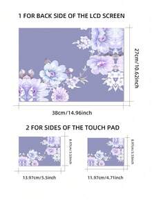笔记本电脑贴膜贴纸 15.4 英寸 15.6 英寸笔记本电脑乙烯基贴膜保护套（含 2 个腕托贴膜） - 查看 7
