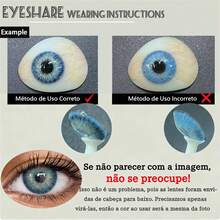 Soft  EYESHARE Natural Brown BRAZILGIRL Series, 2 Pieces Green  For Men And Women  For Makeup, In Shades Of Brown, Blue And Gray, For Annual Use, Shipped From Brazil - (No Prescription) - 綠色的 - 查看 5