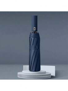 双骨黑胶自动伞，加厚耐用伞骨，三折伞，抗紫外线折叠伞 - 彩色 - 查看 12