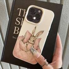 Funda para teléfono: Funda con diseño de conejito de buenas noches en TPU, adecuada para 16 Pro/14/16 Plus/15/13 Pro/12/11, funda protectora a prueba de caídas para negocios, diseño elegante, funda premium, funda linda, Pascua. - 1 pieza - Ver 4