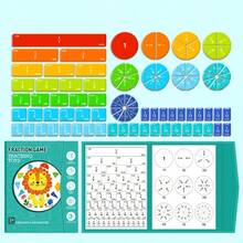 Công cụ giáo dục phân số mới năm 2025, Sách thực hành mô hình giáo dục khoa học về phân số, Minh họa tương tác thú vị trong lớp học về phép cộng và phép trừ, Quà tặng sinh nhật - Quà tặng Giáng sinh - Món quà hoàn hảo - Quà tặng - Nhiều màu - Xem 8