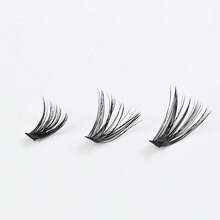 240pcs Eyelash Cluster Set, DIY Eyelash Extension Kit, Eyelash Cluster Length 10-16mm, Includes Eyelash Cluster Adhesive, Sealant, Remover And Eyelash Extension Tools, Convenient For Home Use - White - View 4