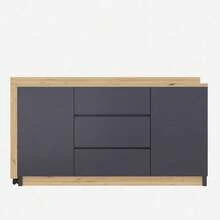 Armadi di Archiviazione - Grigio + Rovere + Truciolato - Visualizzare 6