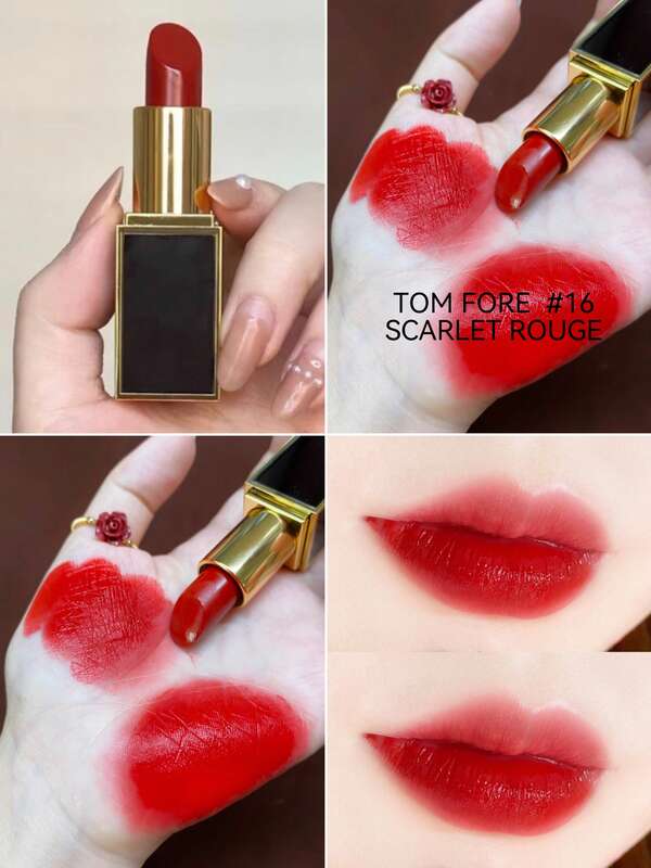 Tom Ford أحمر شفاه بحجم السفر - رقم 16 فيرميليون، 1 جرام/0.03 أونصة