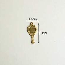 1/12 Escala Miniatura Realista Peine, Secador de Pelo, Tijeras, Espejo Tocador de Casa de Muñecas, Decoración de Mesa de Baño, Accesorios de Fotografía - Multicolor - Ver 9