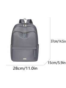 Waterproof Large Capacity Backpack, Fashionable & Versatile - Grey - View 4