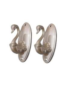 Gold Metal Swan Shaped Vintage Style Wall Hooks, Curtain Hangers, Traditional Design, Easy Installation Fittings - Multicolor - View 17