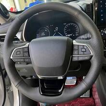 Handmade Steering Wheel Cover Fit For Elantra 4 2016 2017, Solaris 2017 - Elantra 4 (2016/2017) Solaris (2017) - View 6