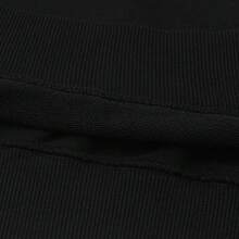 Jordan Women's AS W J BRK FLC PO GFX VR Knit Sweatshirt Sweatshirt IO9540-010 - Black - View 5