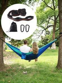 (2.6m Buckle) Professional Hammock Binding Rope - Multi-Loop Design, High Load Bearing, Reinforced Black High-Strength Polyester Webbing - Multicolor - View 1