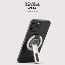 Giá đỡ điện thoại từ tính có thể điều chỉnh, giá đỡ điện thoại từ tính hai mặt xoay 360° với nút giảm áp, giá đỡ điện thoại lò xo Mgsafe, quà tặng kèm theo. - Tổng quan - Xem 12