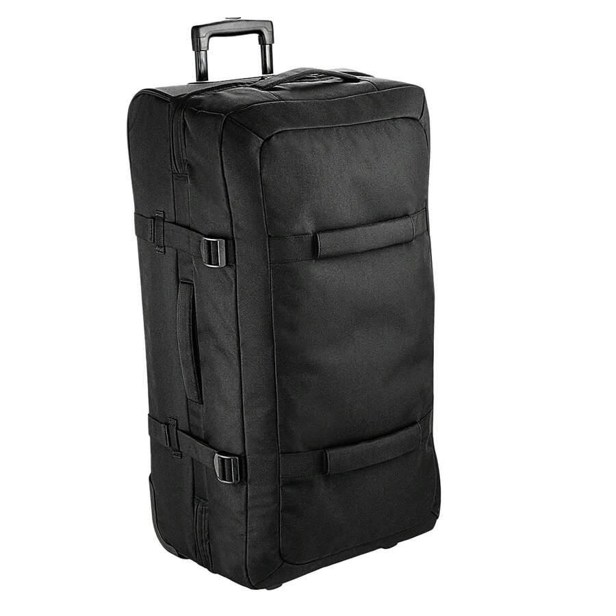 Quadra Escape Check In 2 Wheeled Suitcase (Black) - 100% Polyester - 410gsm - (BC5525) - Black - View 1