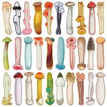 30PCS Cartoon Colorful Alien Mushroom Creative Bookmarks Reading Paper Books Page Marking Cards Decorative Stationery Gift - Multicolor - View 12