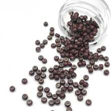 200Pcs 3.0mm Silicone Nano Rings Copper Rings With Silicone Lined Hair Beads Hair Rings Hair Extension Tools - View 7