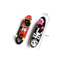 6 uds monopatín de dedo de juguete Fingerscooter cosas geniales Para niños Chidlren regalos novedosos Regalos Cumpleaños Niños Para Invitados RIYU - 6 piezas surtidas - Ver 5