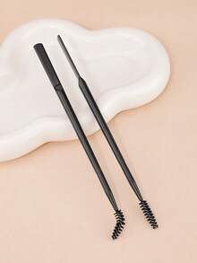 1/2/5pcs Eyebrow Lifter, Dual-Ended Eyebrow Brush, For Eyebrow Shaping, Lifting And Wax Application, Create Fluffy Natural Feathered Eyebrow Makeup - Multicolor - View 2