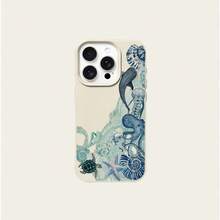 1pc TPU Material Healing Style Blue Ocean Element Pattern Phone Case Compatible With Iphone 17 Pro Max/17/16 Pro Max/15/13/12/11, S20 FE/A15/S24/A55, Note 11/Note 12/Note 13 Pro, Full Coverage Anti-Drop Soft Protective Phone Case - White - View 5