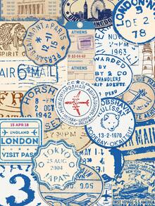 50pcs Vintage Journey Ticket Stub Stickers Retro Style Niche Handbook Phone Case Notebook Luggage Decorative Stickers - A - View 11