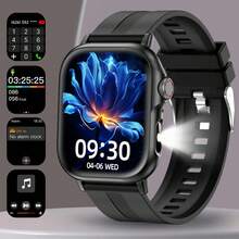 Este novo smartwatch possui uma tela grande de 2,01 polegadas, bateria de longa duração de 180mAh, lanterna potente, controle remoto da câmera, chamadas sem fio, localização do telefone, despertador e pedômetro. Adequado tanto para homens quanto para mulheres, é uma excelente opção de presente para as festas de fim de ano. - Multicolorido - Ver 14