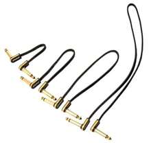 EBS PG-18 - Cable de conexión plano dorado 18 cm ángulo - como en la foto - Ver 3