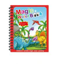 Bộ 3 cuốn sách vẽ bằng nước ma thuật cho trẻ em, sách tô màu bằng nước có thể tái sử dụng, tập vẽ nguệch ngoạc, đồ chơi vẽ graffiti cho trẻ mầm non, quà tặng tựu trường (kèm bút vẽ nước) - Nhiều màu - Xem 19