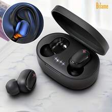 Briame Mini Bluetooth Earphones, Wireless Headphones, Hands-Free Calling Earbuds With Microphone, 150mAh Battery - Black - View 5