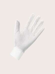 女士轻薄丝滑露指手套一双，防滑触屏设计，适合驾驶、骑行、夏季使用，是理想的礼物之选。 - A - 查看 8