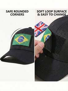 1pc Baby World Cup 2026 Host Nations Hat Set - 3-In-1 Bundle With Soft USA Mexico Canada Flag Patches - Skin-Friendly Infant Baseball Cap - Multicolor - View 3