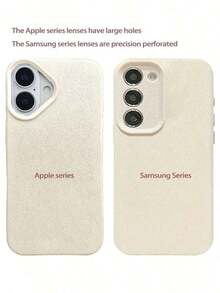 1pc White Starfish & Pattern Full Coverage TPU Shockproof Phone, Compatible With 16, 15, 14, 13, 12, 11 Pro, Series - Màu hỗn hợp - Xem 9