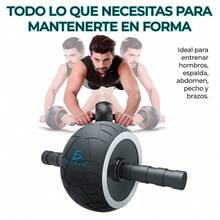 Rueda Para Abdominales Con Agarre Easy Grip - Negro - Ver 1