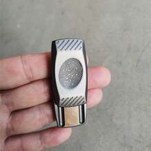 Magnetic Metal Stress Relief Toy: Coin Slider + Knob | EDC Desktop Gadget With Tactile Coin Spinner, Executive Office Toy And Adult Gift Set - Multicolor - View 10