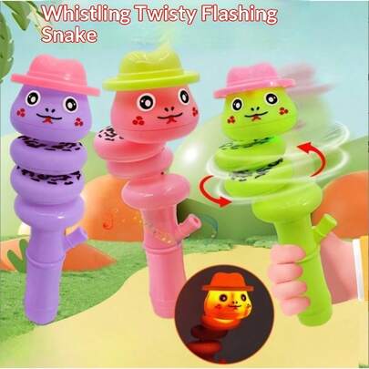 扭动哨子蛇玩具 - 减压平衡旋转玩具 - 贪婪扭动蛇 - 夜光哨子蛇 - 恶魔浪漫情侣游戏 - 猫咪礼物 - 女孩 - 男孩 - 圣诞节 - 玩具 - 恶魔 - 互动 - 派对游戏 - 我玩 - 史迪奇玩具 旅行玩具 教室减压玩具 迷你玩具 洗澡玩具 圣诞文具 减压球 生日礼物 - 节日礼物 - 完美礼物