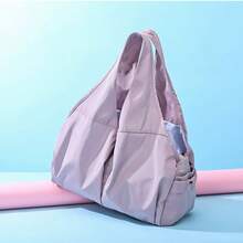 Bolsa de gimnasio y yoga impermeable de gran capacidad para mujer, con compartimentos independientes de múltiples capas y separación de seco y húmedo, bolsa de deporte portátil para ocio al aire libre - Rosa vieja - Ver 2