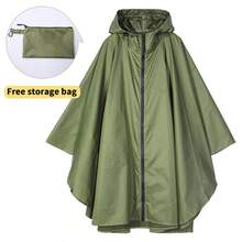 成人连帽雨披,带大口袋,轻便男女通用雨衣,适合徒步旅行、露营和户外旅行 - 男女通用的 - 查看 14