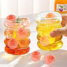 Aimall Rose Silicone Ice Ball Mould Box Ice Compartment Tray For Home Bar Drink Making - 查看 7