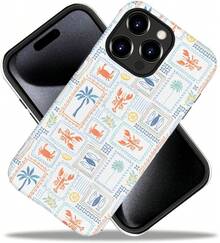 Una funda de teléfono eleganteNo incluye cordón ni funda con soporte. Para14,Se ajustaEscarchadoCasoDiseñoParaChicaMujer, CosteroPezVeranoLindoSello. Accesorios para Vacaciones. Funda para teléfono, compatible con 17ProfessionalMax/17Air/16ProfessionalMAX. 15ProfessionalMax. /14Pro/13Pro/12/11, Funda de Teléfono Personalizada para Hombres y Mujeres, Estilo Medio - Diseño2 - Ver 5