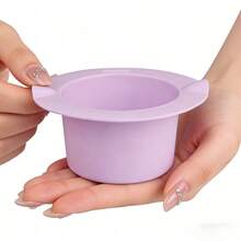 1 st återanvändbar silikonvaxvärmare, non-stick vaxvärmare, lätt att rengöra, lämplig för hemmaspa, smältning av vaxbönor - Blåröd - Visa 9