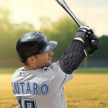 1pc Elbow Pad With Adjustable - Black - View 8