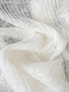 Women's Lightweight Spring/Summer Open Front Blouse, Sweet Casual Semi-Transparent Knit Top, Long Sleeve Outerwear, Suitable For Wearing Alone Or Layered Over A Mini Dress - Apricot - View 9