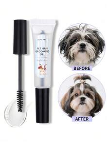 Gel tạo kiểu cho chó lông dài - Làm mượt các sợi lông rối và vết ố do nước mắt, giữ nếp lâu dài 24 giờ, không bết dính - Thích hợp cho chó Yorkshire Terrier, Maltese, Shih Tzu. Gel tạo kiểu cho chó lông dài, làm mềm, tạo kiểu, chống tĩnh điện, chống rối, gel tạo kiểu cho thú cưng Yorkshire Terrier và Maltese. Công thức nhẹ, trong suốt mang lại độ giữ nếp tự nhiên mà không gây cứng, không bong tróc hay nhờn rít, giúp lông mềm mượt và bóng bẩy. - Nhiều màu - Xem 1