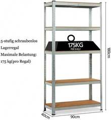 Garage Storage Racks - Argent - Voir 4