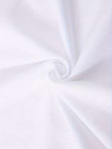 Letter Printed T-Shirt, Short-Sleeved T-Shirt For Casual Wear In Summer And Spring, Women'S Wear, 180G Double-Sided Printed T-Shirt With Round Neck For Short Sleeves, Slim And Versatile High-Quality Leisure Sports, Fashionable And Single Piece - 白色 - 查看 2